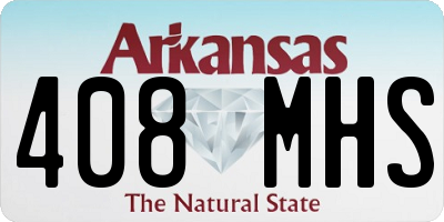 AR license plate 408MHS