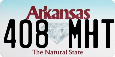 AR license plate 408MHT