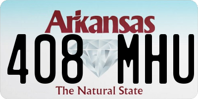 AR license plate 408MHU