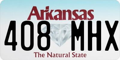 AR license plate 408MHX