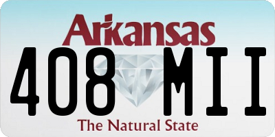 AR license plate 408MII