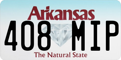 AR license plate 408MIP