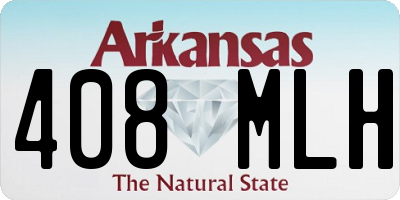 AR license plate 408MLH