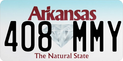 AR license plate 408MMY