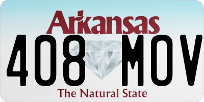 AR license plate 408MOV