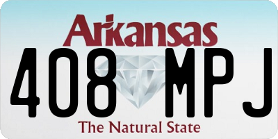 AR license plate 408MPJ