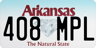 AR license plate 408MPL