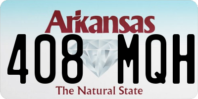 AR license plate 408MQH