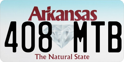 AR license plate 408MTB