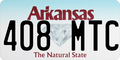 AR license plate 408MTC