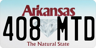 AR license plate 408MTD