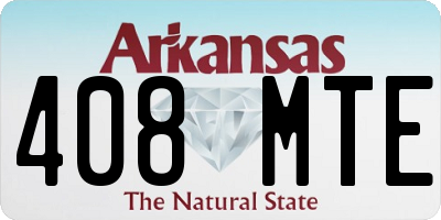 AR license plate 408MTE