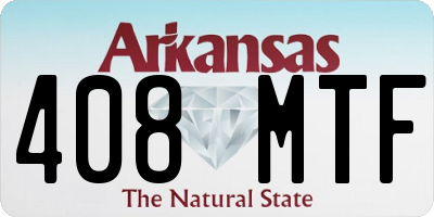 AR license plate 408MTF