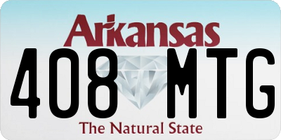 AR license plate 408MTG