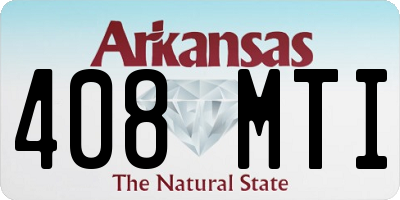 AR license plate 408MTI