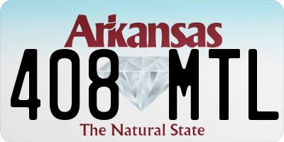 AR license plate 408MTL