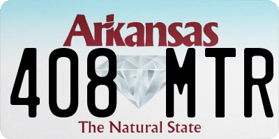 AR license plate 408MTR