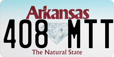 AR license plate 408MTT
