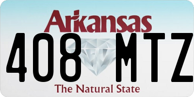 AR license plate 408MTZ