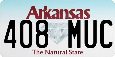 AR license plate 408MUC