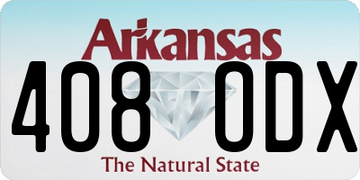 AR license plate 408ODX