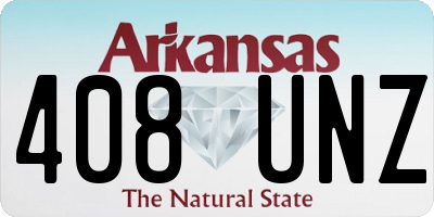 AR license plate 408UNZ