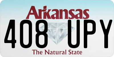 AR license plate 408UPY