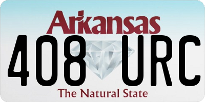 AR license plate 408URC