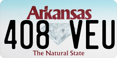 AR license plate 408VEU