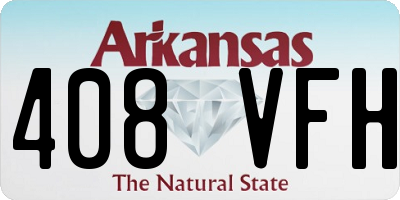 AR license plate 408VFH