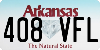 AR license plate 408VFL