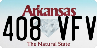 AR license plate 408VFV