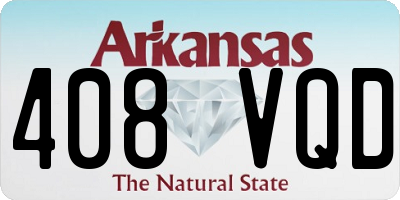 AR license plate 408VQD