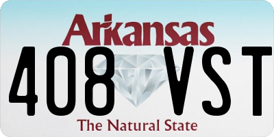 AR license plate 408VST