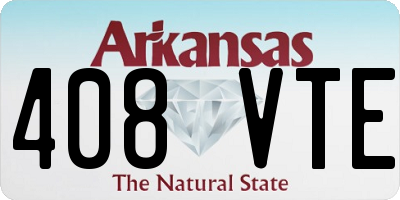 AR license plate 408VTE