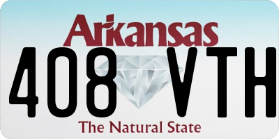 AR license plate 408VTH