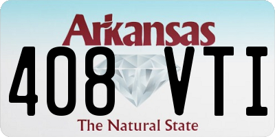 AR license plate 408VTI