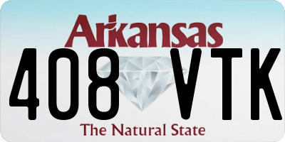 AR license plate 408VTK