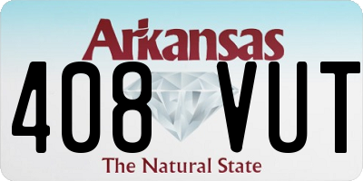 AR license plate 408VUT