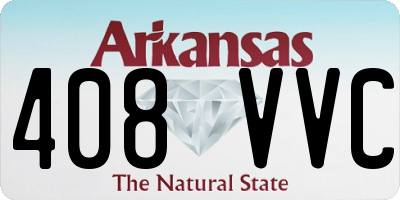 AR license plate 408VVC