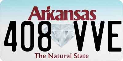AR license plate 408VVE