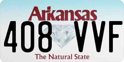 AR license plate 408VVF
