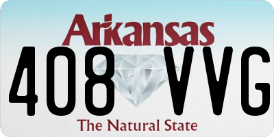 AR license plate 408VVG