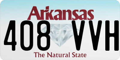 AR license plate 408VVH