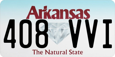 AR license plate 408VVI