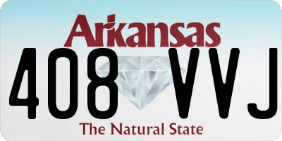 AR license plate 408VVJ