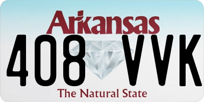 AR license plate 408VVK