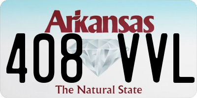 AR license plate 408VVL