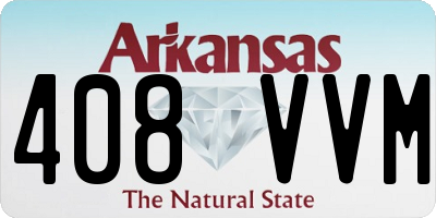 AR license plate 408VVM
