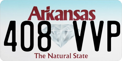 AR license plate 408VVP